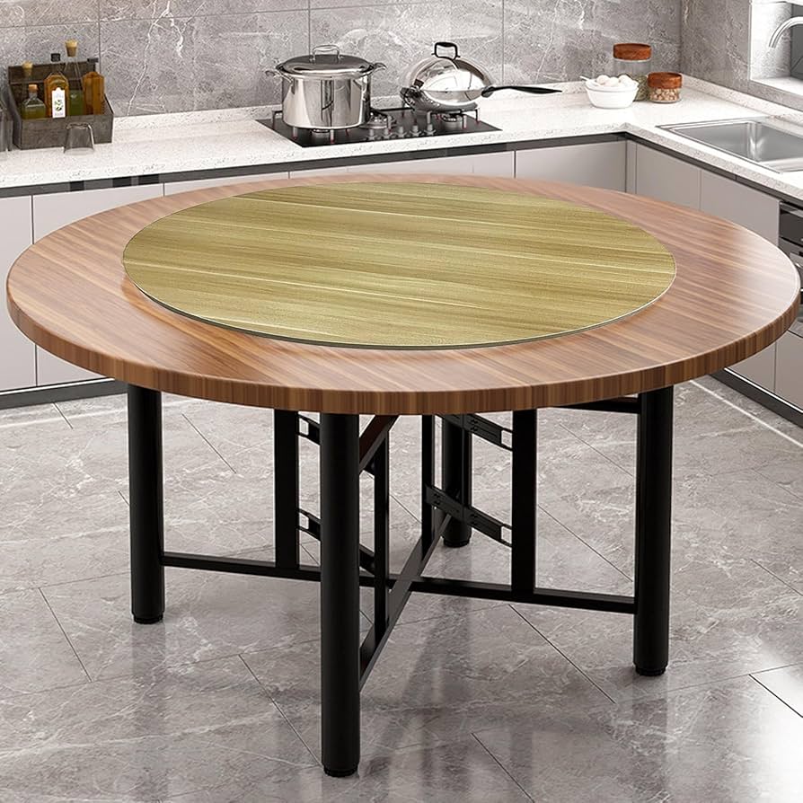 ②ターンテーブル　円卓　食卓　丸テーブル　昭和レトロ　大型　和モダン　中華 ②ターンテーブル 円卓 食卓 丸テーブル 昭和レトロ 大型 和